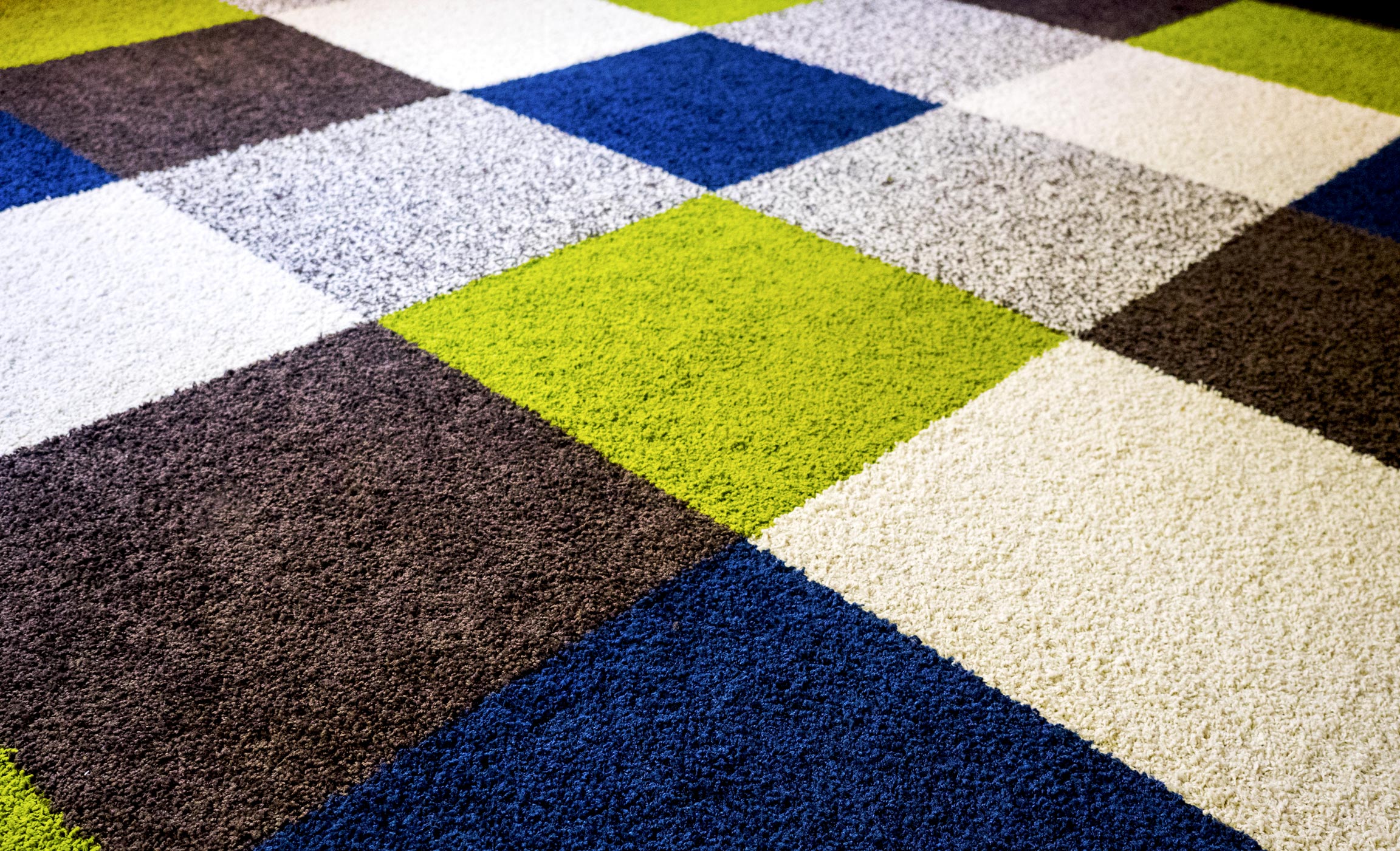 One Tile, Two Tile, Three Tiles, Four… Carpet tile craze!