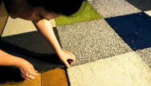 carpet tile grid install