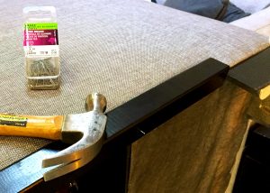 creative couch repair nail molding