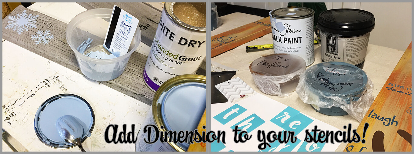 Dimensional Stenciling: Get Creative with Texture