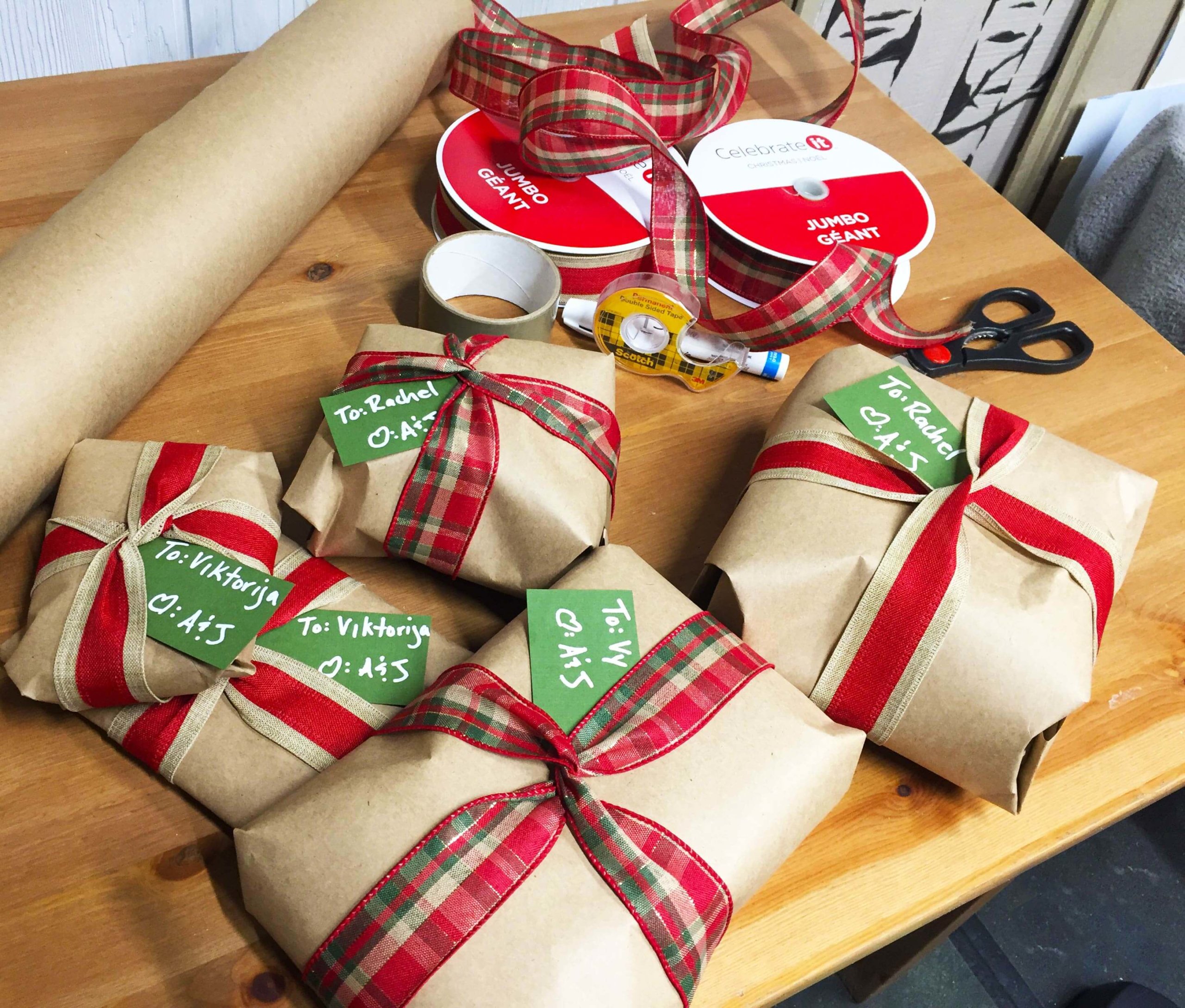 rustic wrapping