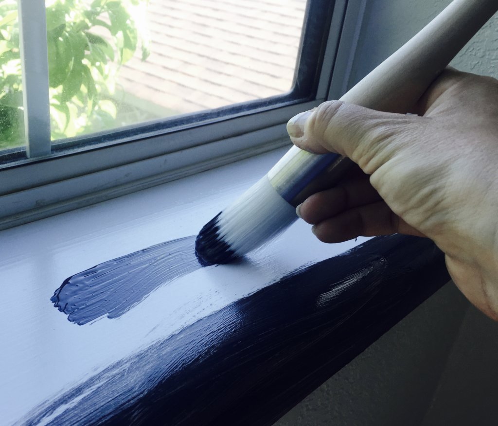 painting interior window sills is easy