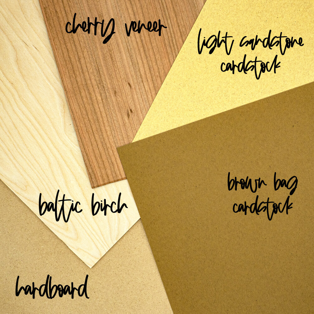 craft materials for handmade crafts and diy craft kits hardboard veneer birch recycled cardstock