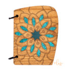mandala journal handcrafted wood journal sustainable