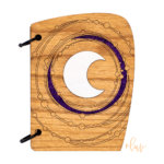 moon journal handcrafted wood journal